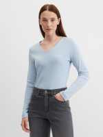 Лонгслив полуприлегающий из хлопка Pima Cotton