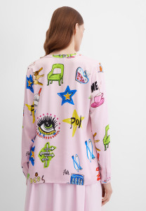 Блузка с длинным рукавом