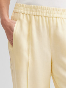 Брюки широкие с добавлением льна