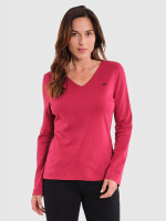 Лонгслив полуприлегающий из хлопка Pima Cotton
