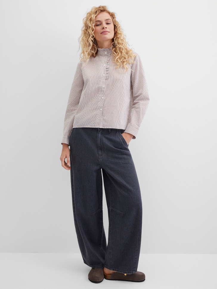 Джинсы широкие