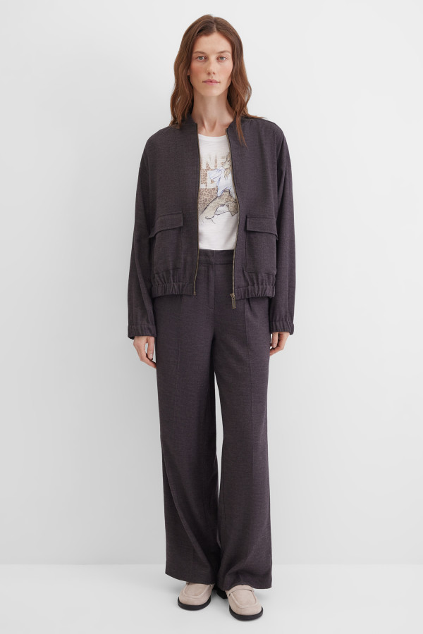 Бомбер с добавлением шерсти