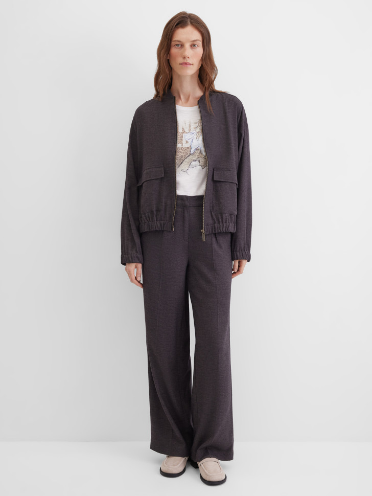 Бомбер с добавлением шерсти