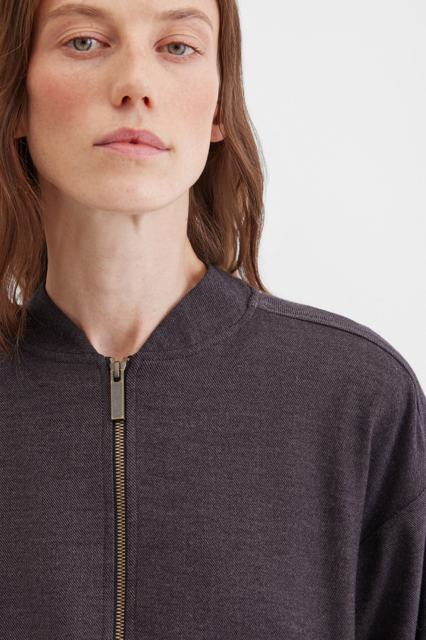 Бомбер с добавлением шерсти