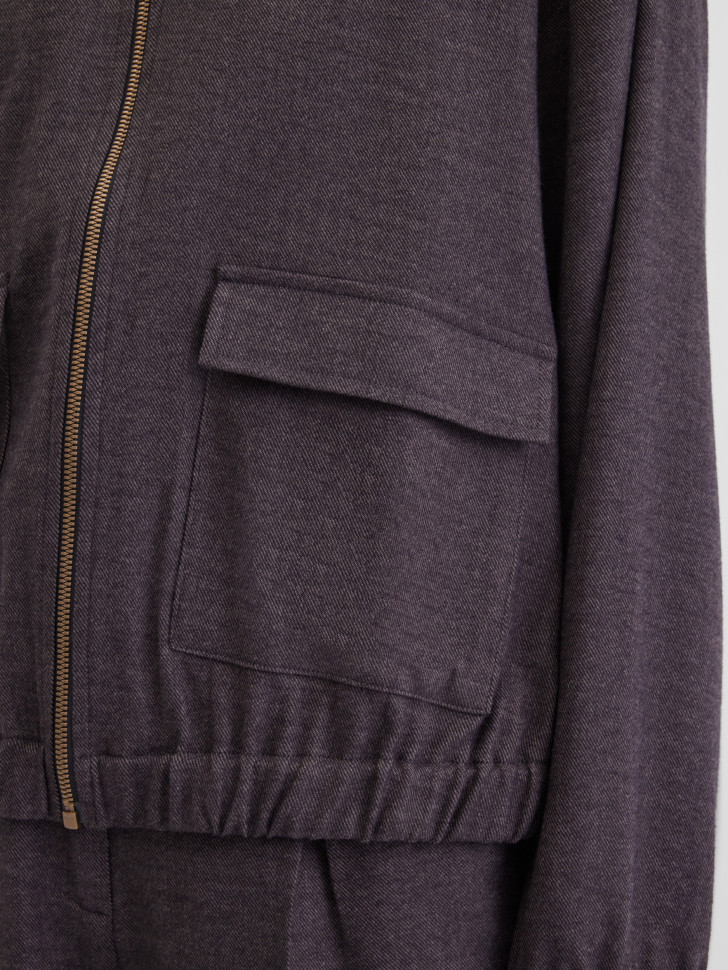 Бомбер с добавлением шерсти