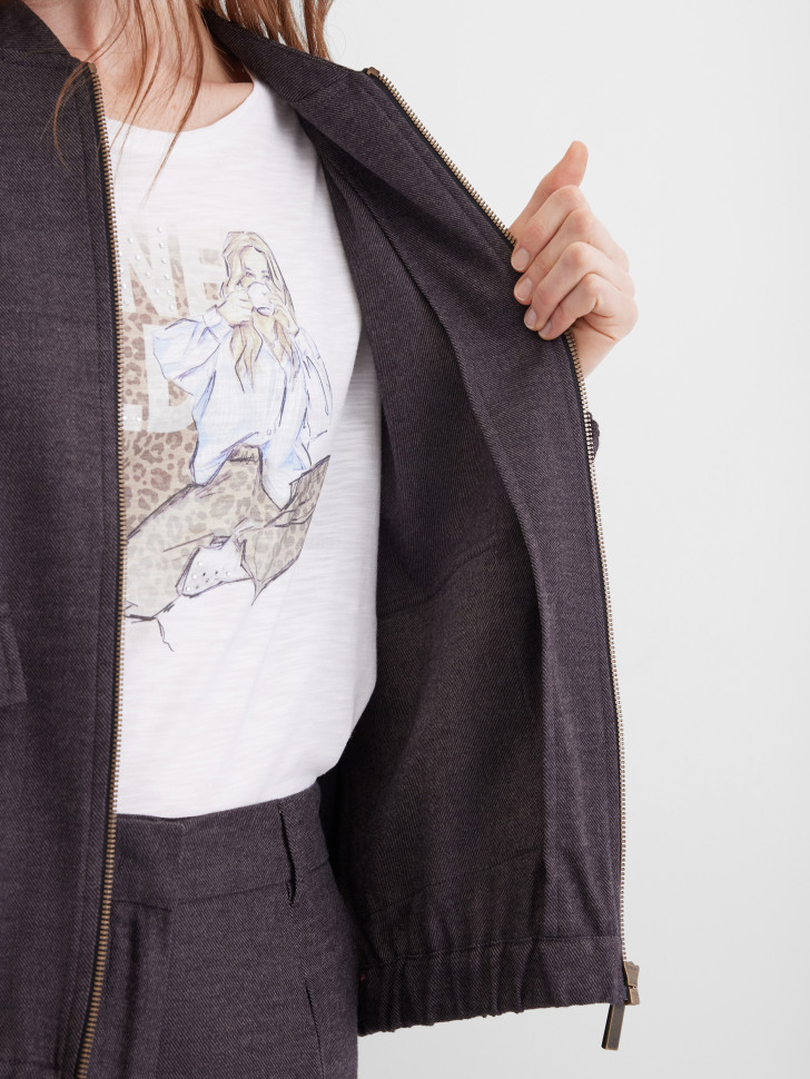 Бомбер с добавлением шерсти