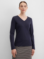 Лонгслив полуприлегающий из хлопка Pima Cotton