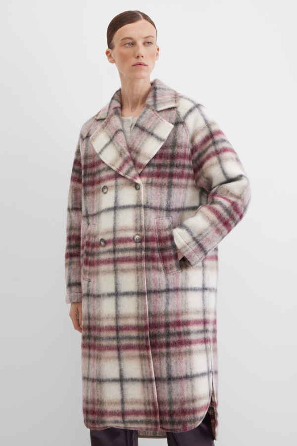 Пальто двубортное