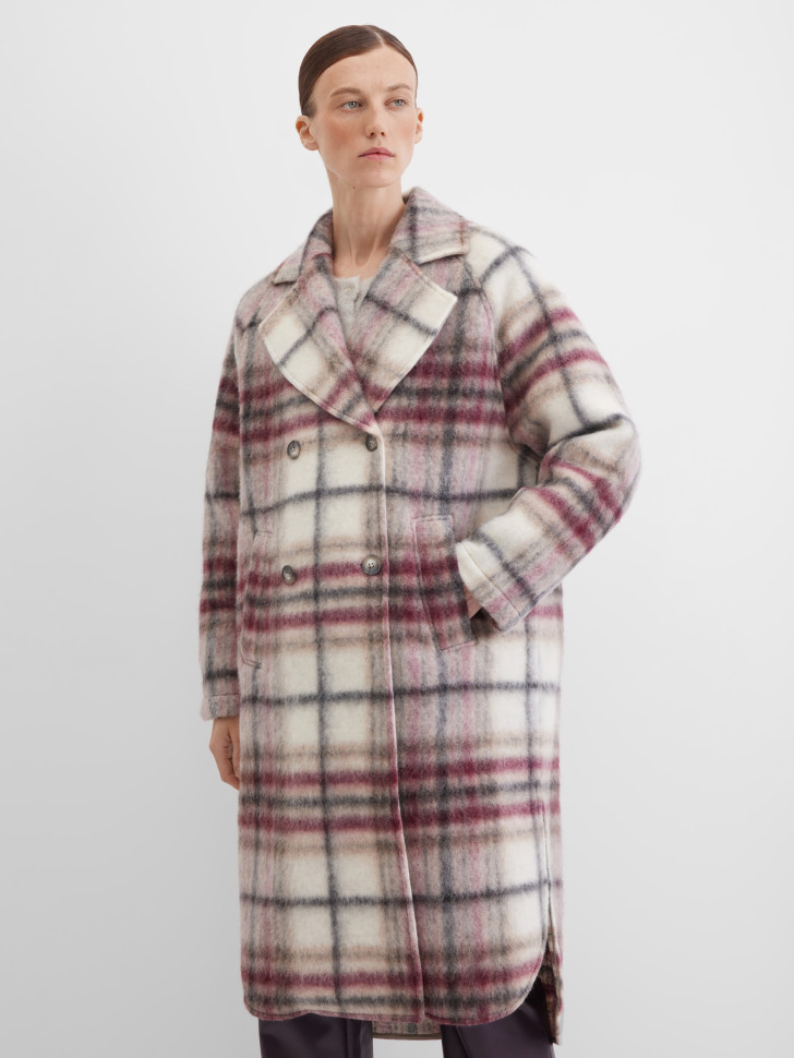 Пальто двубортное