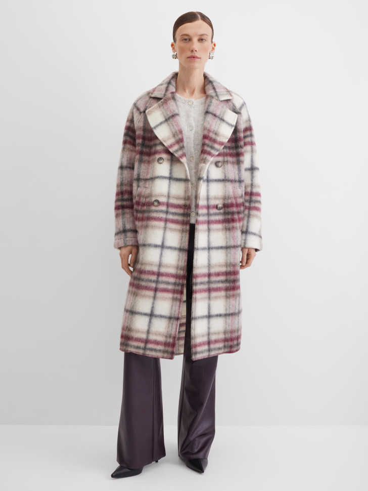 Пальто двубортное