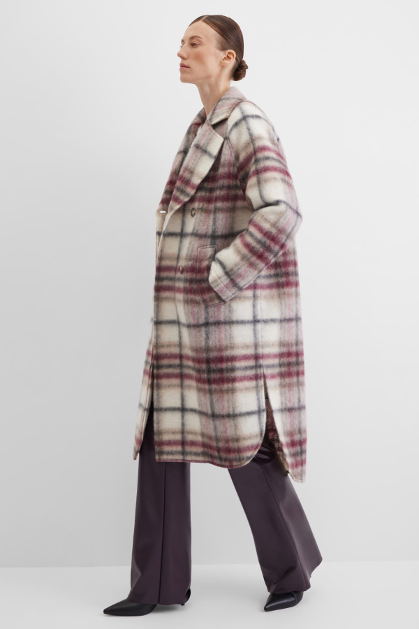 Пальто двубортное