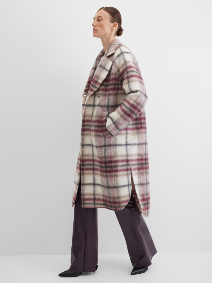 Пальто двубортное