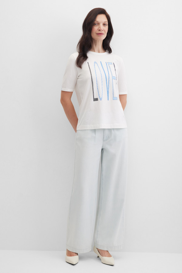 Джинсы широкие