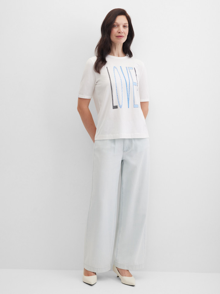 Джинсы широкие