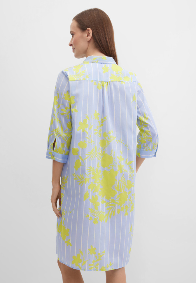 Платье-рубашка с принтом