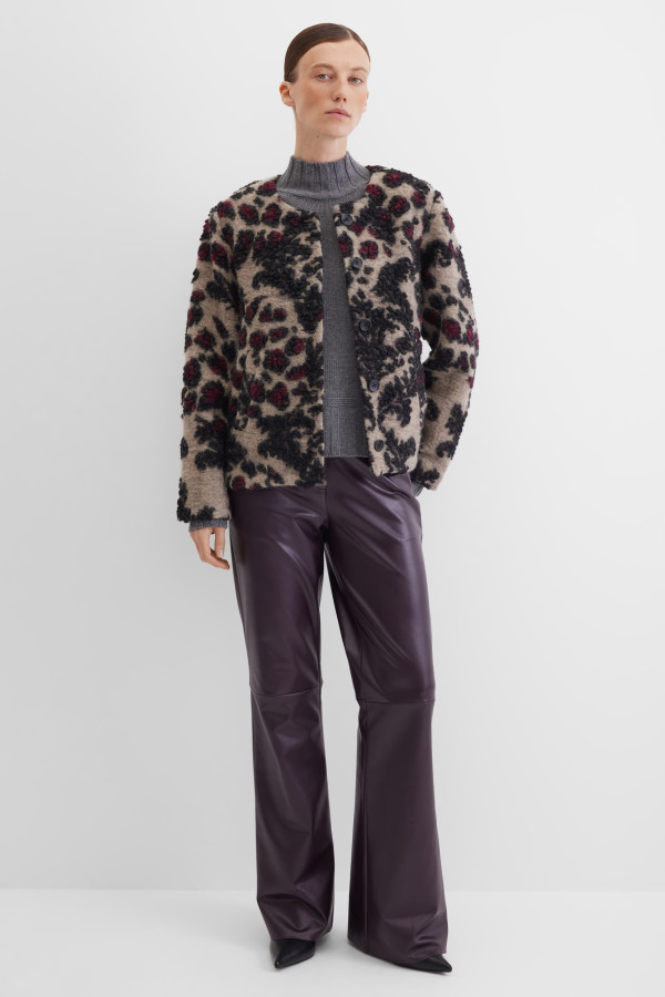 Жакет из фактурной шерсти