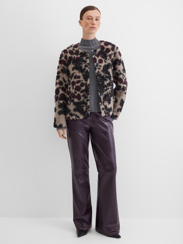 Жакет из фактурной шерсти