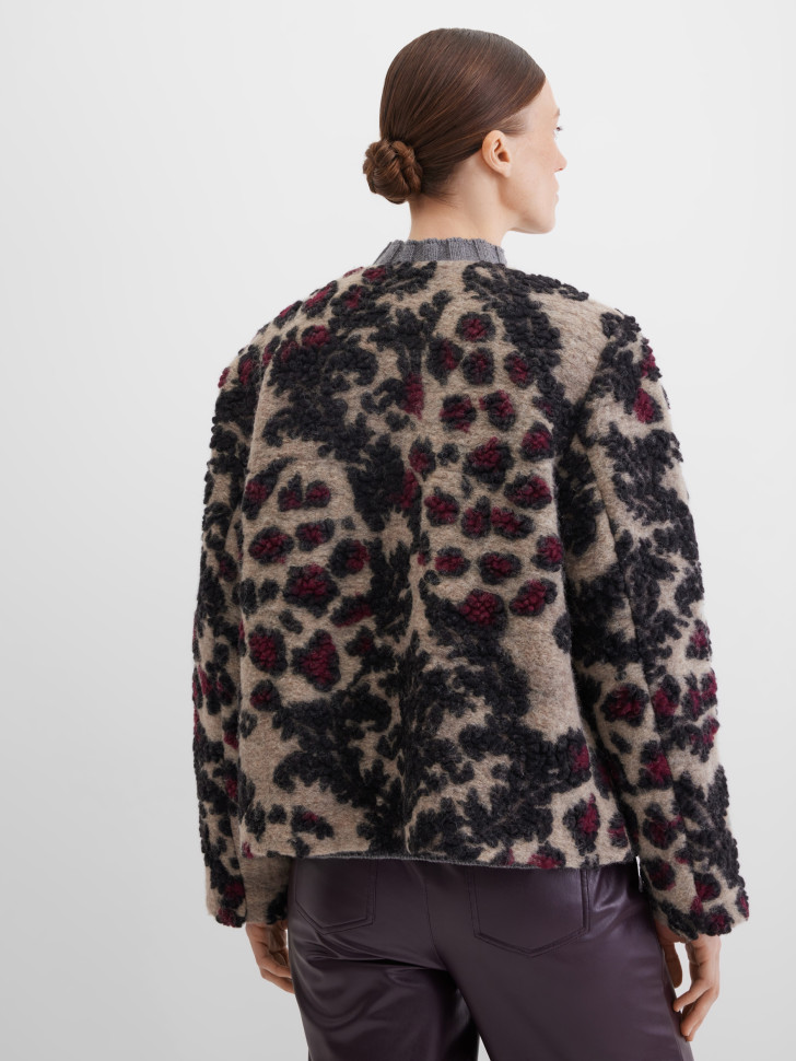 Жакет из фактурной шерсти