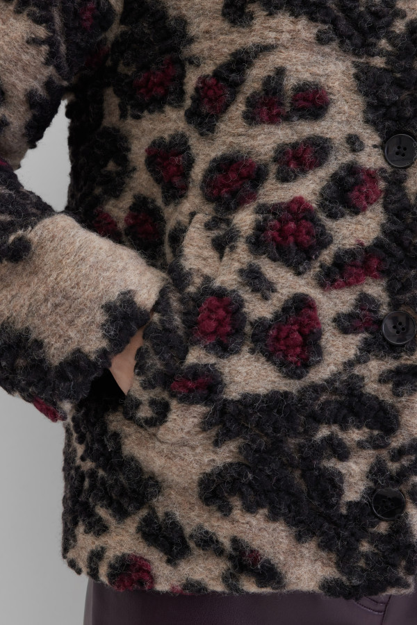 Жакет из фактурной шерсти