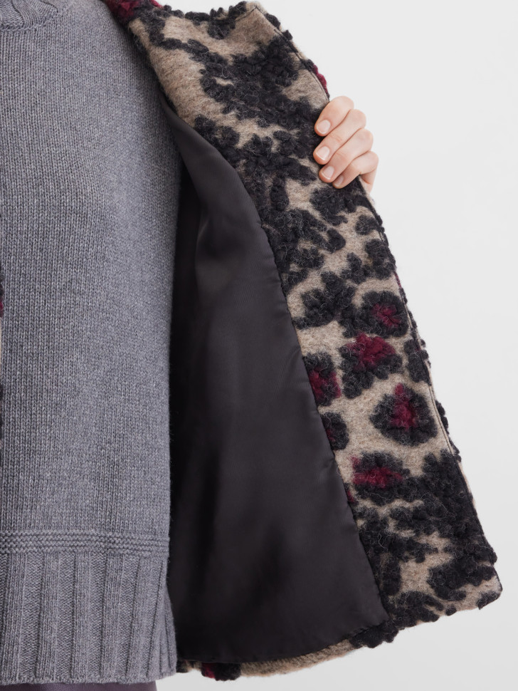 Жакет из фактурной шерсти