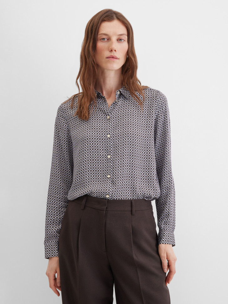 Блузка с длинным рукавом