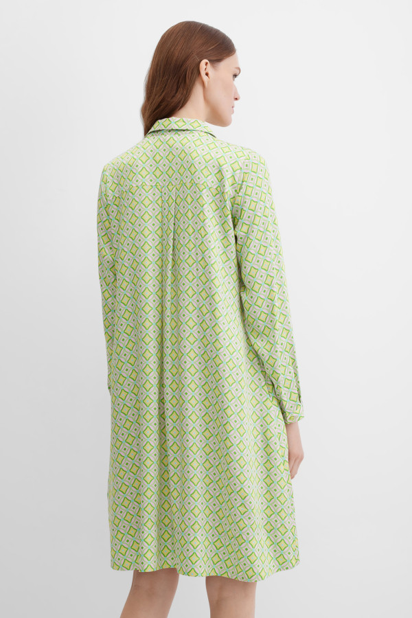 Платье-рубашка миди