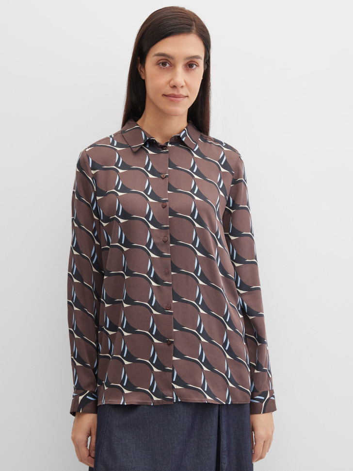 Блузка с длинным рукавом