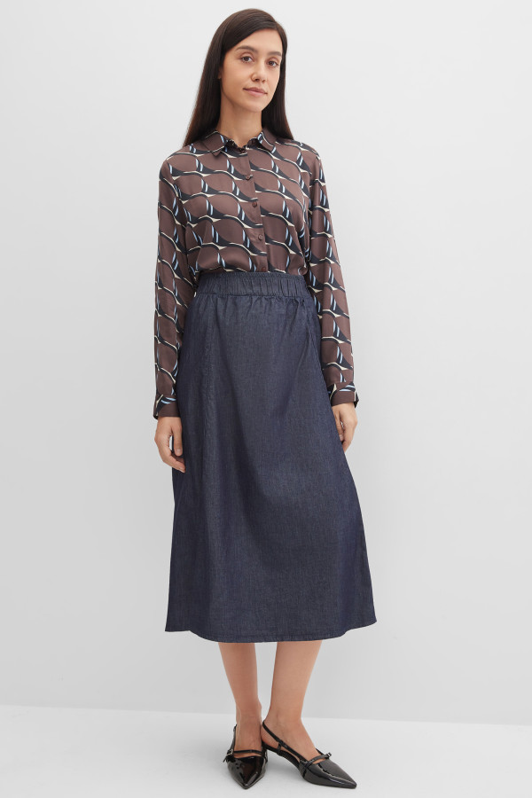 Блузка с длинным рукавом