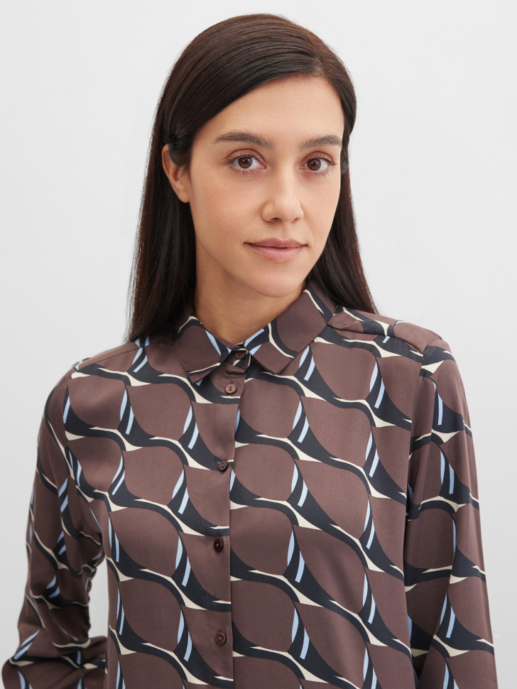 Блузка с длинным рукавом