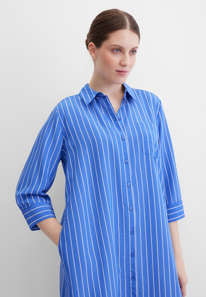 Платье-рубашка макси