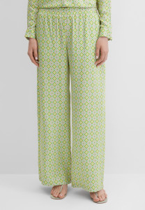 Брюки с геометричным принтом