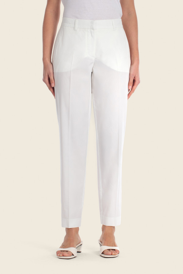 Брюки зауженные укороченные