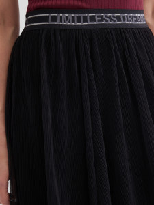 Юбка миди из сетчатой ткани