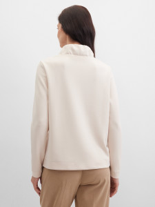 Свитшот с воротником-стойкой