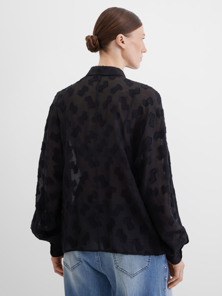 Блузка с длинным рукавом