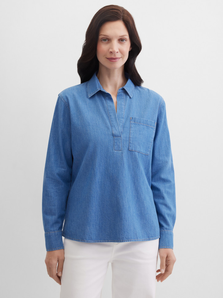 Блузка из денима