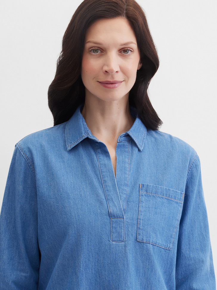 Блузка из денима