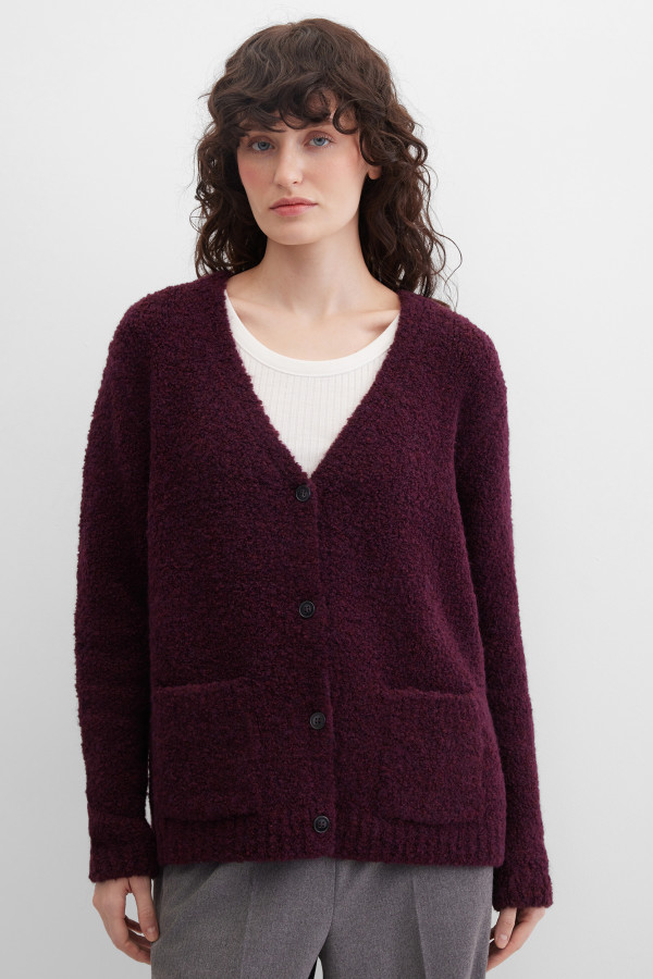 Кардиган прямого кроя