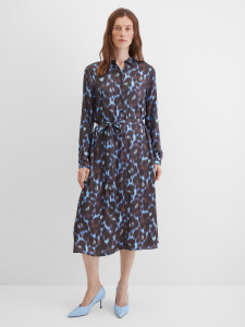 Платье-рубашка макси