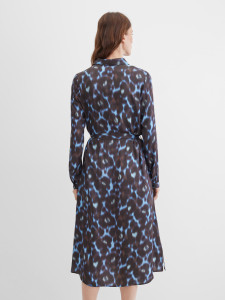 Платье-рубашка макси