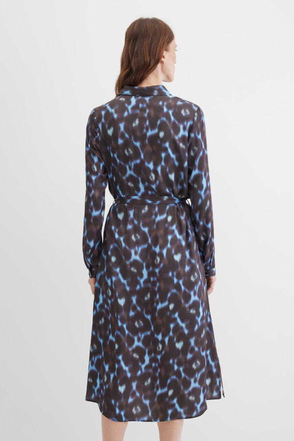 Платье-рубашка макси