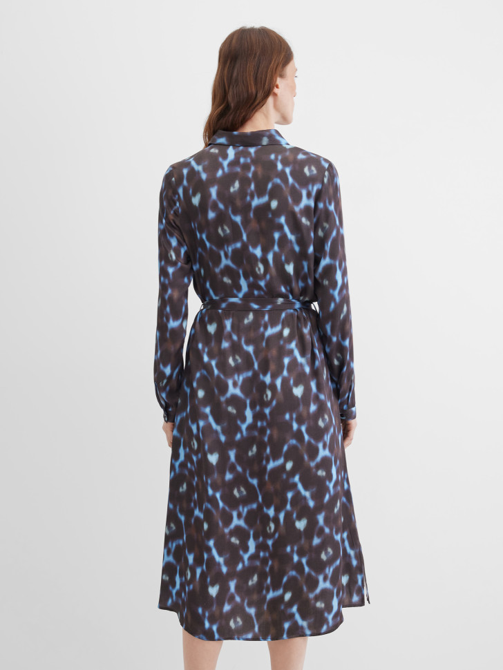 Платье-рубашка макси