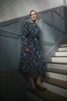 Платье-рубашка макси