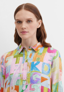 Платье-рубашка миди