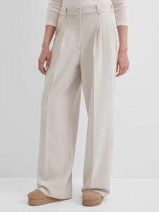 Брюки широкие с защипами