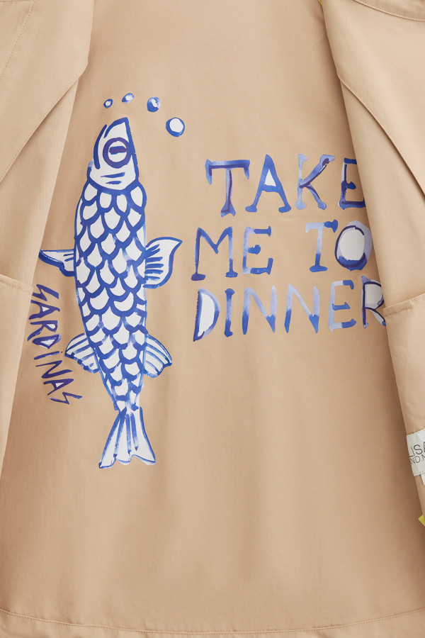 Куртка-ветровка на пуговицах