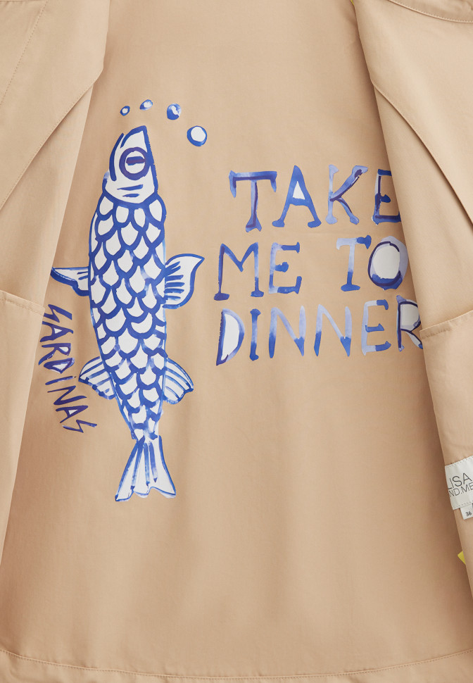 Куртка-ветровка на пуговицах