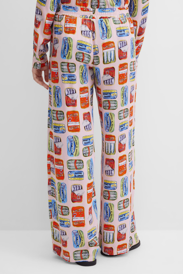 Брюки широкие