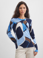Джемпер с абстрактным принтом
