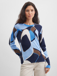 Джемпер с абстрактным принтом